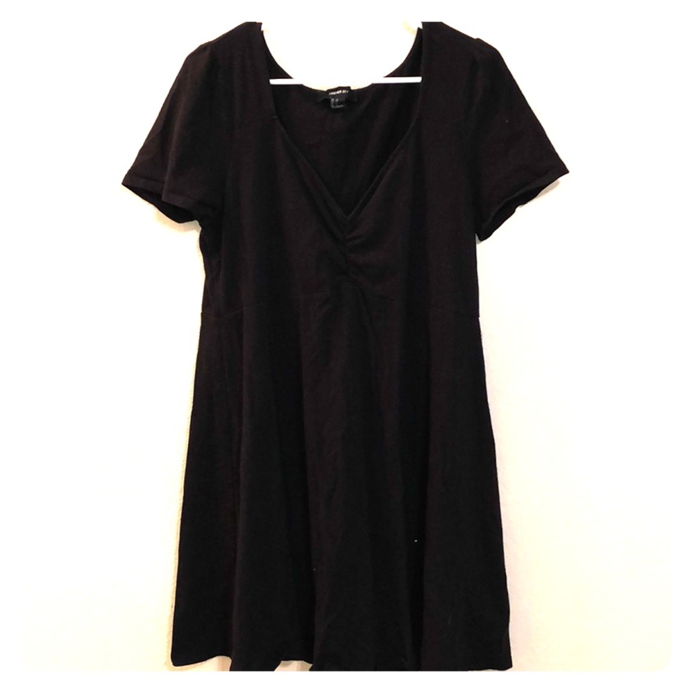 Black mini dress